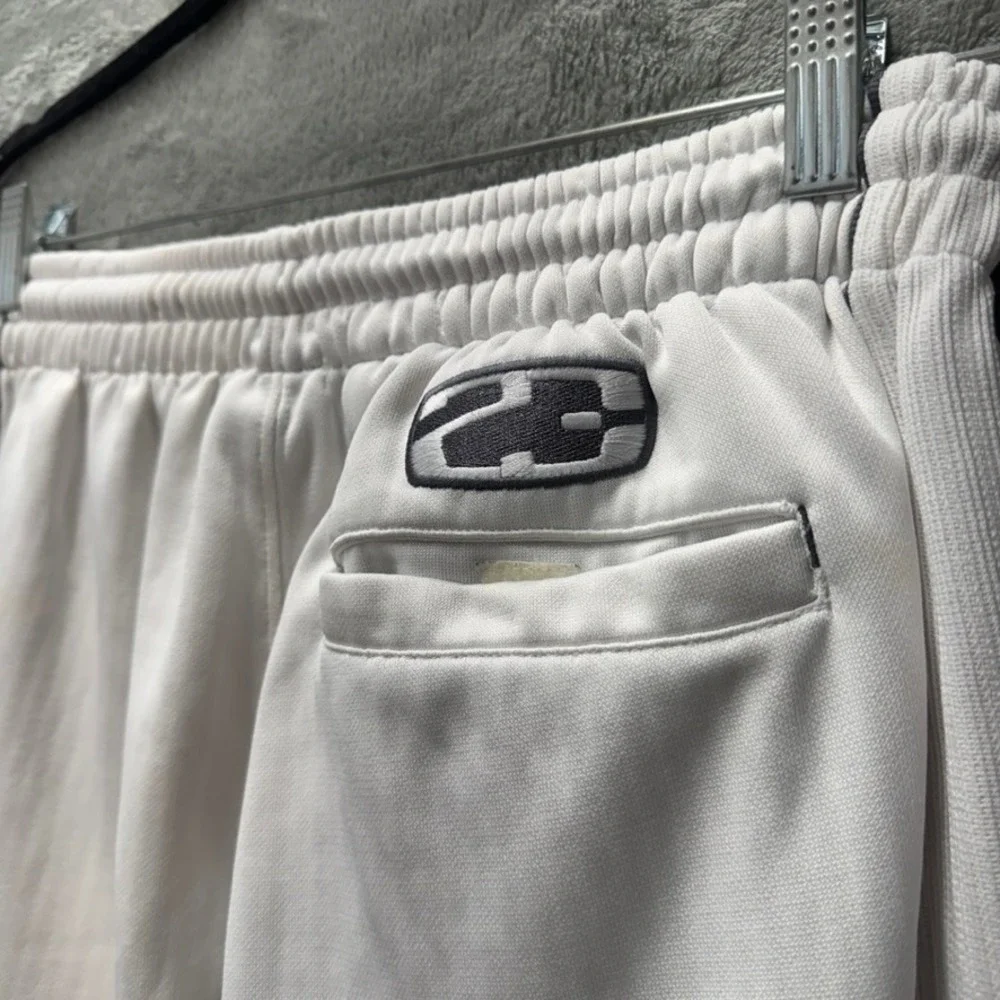 Jordan Mens White Jumpman Athletic Sweatpants Large RN 56323 Track Pants